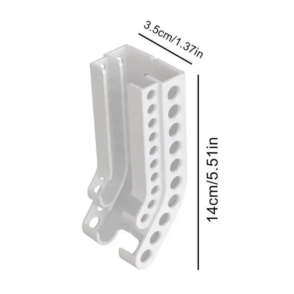 Wall Mount Battery Organizer Storage Holder Compact Battery Dispenser Case 5