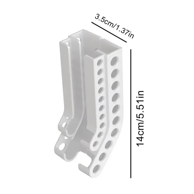 Wall Mount Battery Organizer Storage Holder Compact Battery Dispenser Case 5