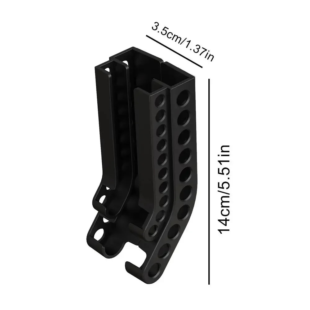 Wall Mount Battery Organizer Storage Holder Compact Battery Dispenser Case 7