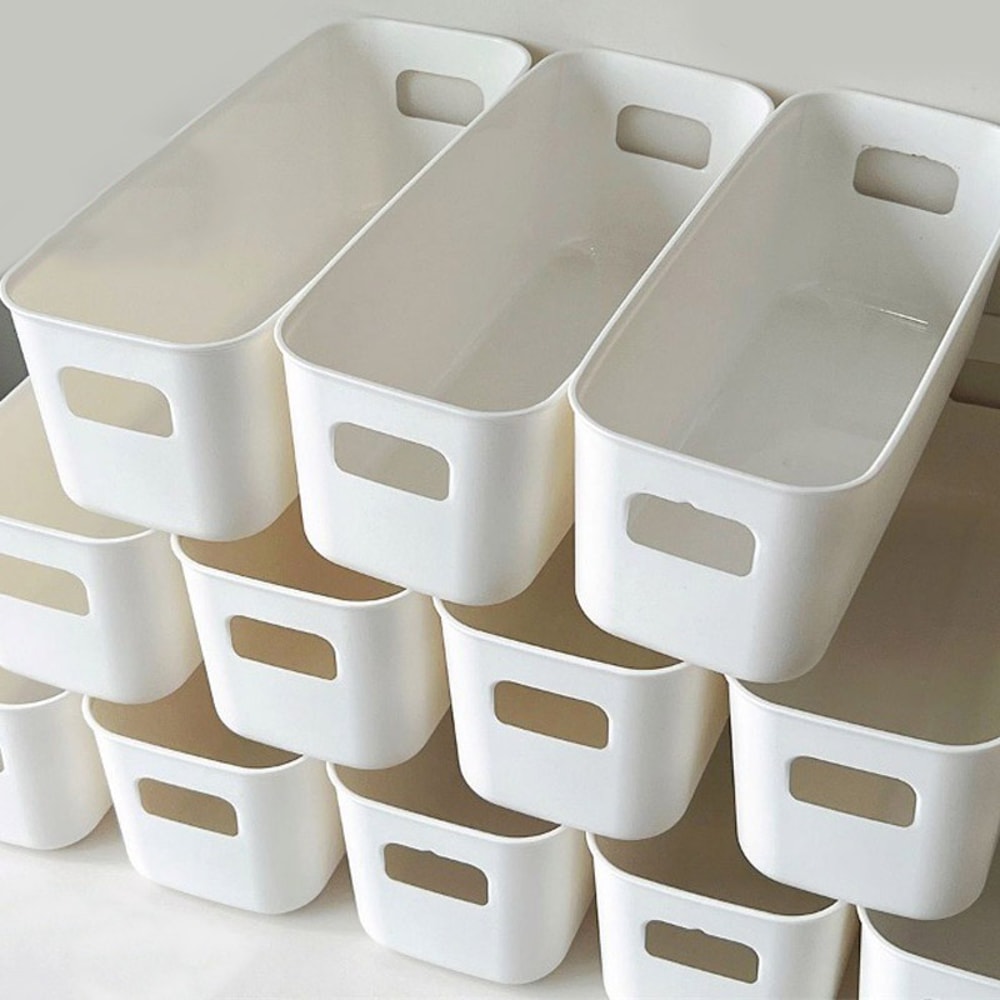 Stackable Storage Organizer Bins For Kitchen Fridge Desktop Multi Purpose Drawer Box Set 3