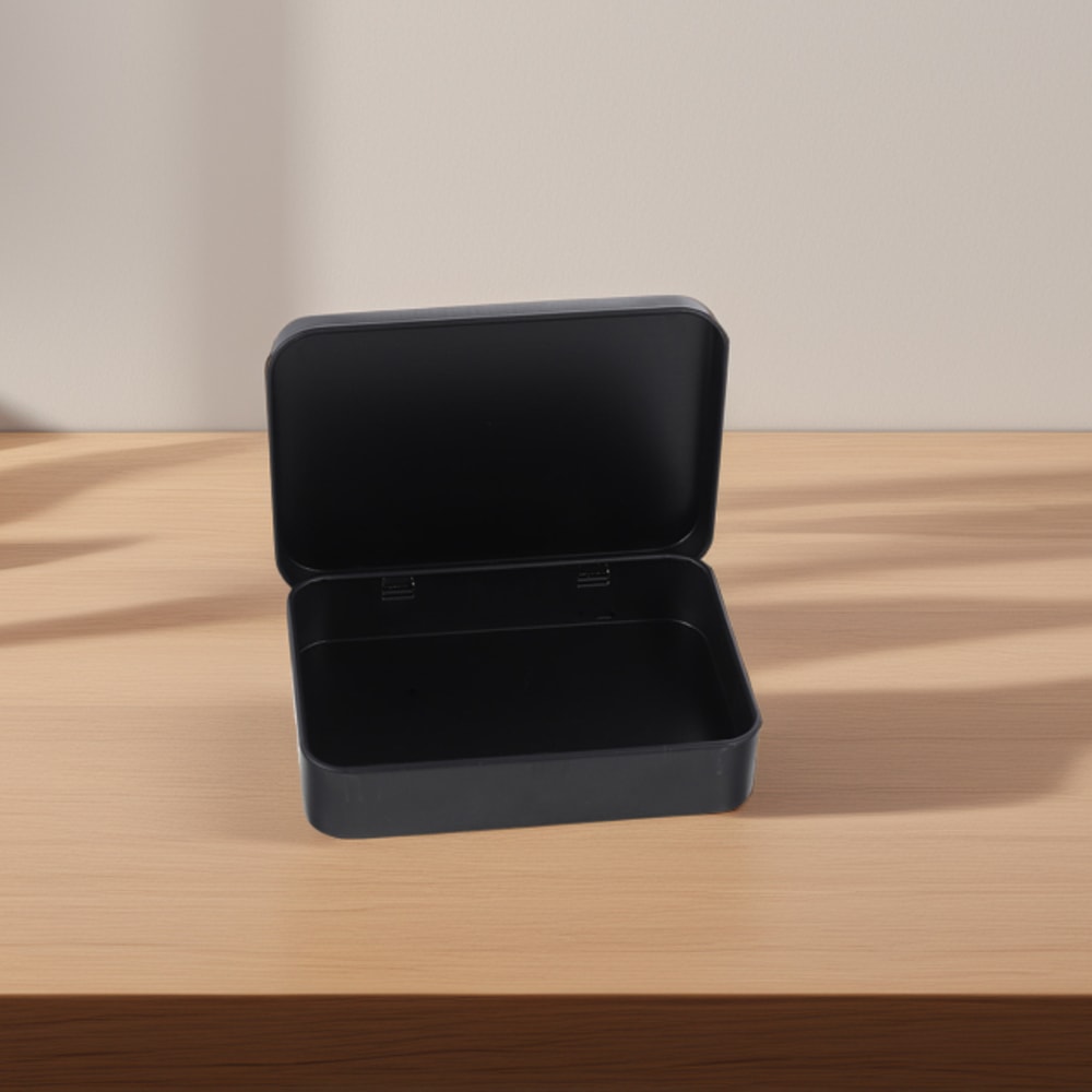 Portable Metal Card Storage Box For Poker Trading Cards Organizer Case 2