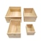 Mini Wooden Storage Basket Organizer For Desktop Decor DIY Crafts 0