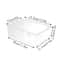 Clear File Organizer Document Storage Box Desktop Organizer Case 3