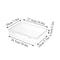 Clear File Organizer Document Storage Box Desktop Organizer Case 4