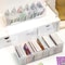 Transparent Card Storage Box Organizer With Compartments For Photocards Desk Accessories And Small 5