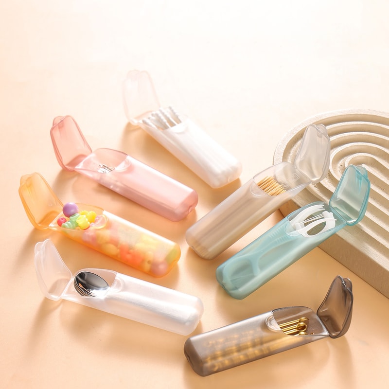 Portable Mini Travel Organizer Box Eco Friendly Pill Case Small Storage Box 1