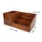 Vintage Wooden Desk Organizer With Drawers Multi Layer Retro Makeup And Desktop Storage Cabinet 2