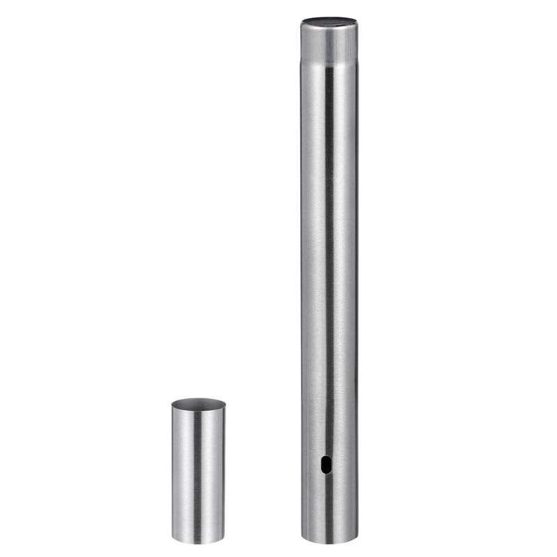 Stainless Steel Certificate Storage Tube Waterproof Document Holder Organizer 0