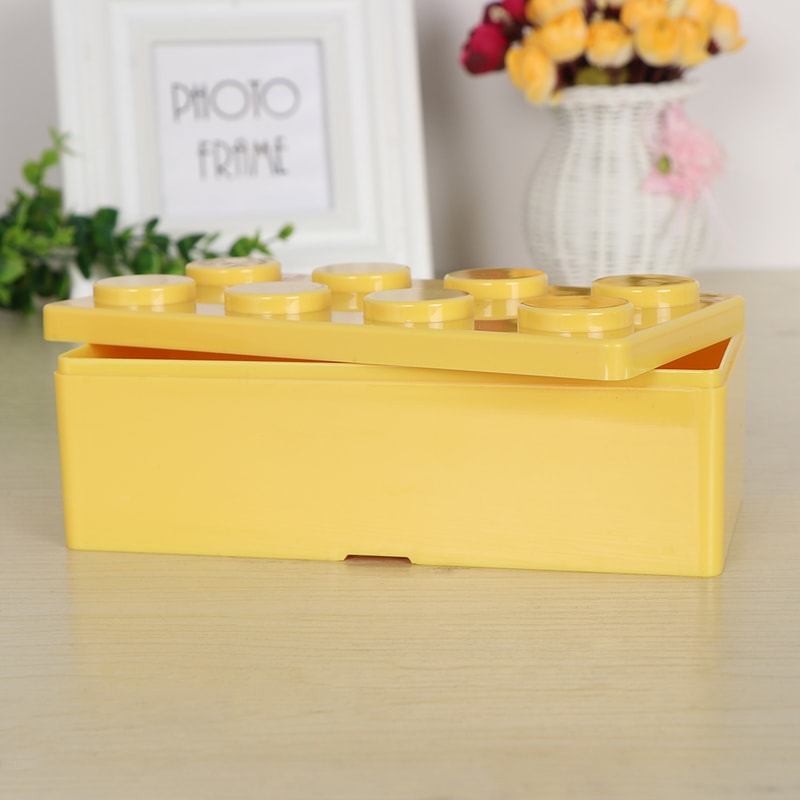 Stackable Storage Box Modular Desk Organizer Box Plastic Storage Bins For Office And Home 1