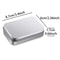 Compact Metal Storage Tin Portable Mini Container Box with Lid for Travel & Home