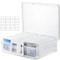 Portable Photo Storage Box Organizer with Cases for Pictures Crafts and Scrapbooking