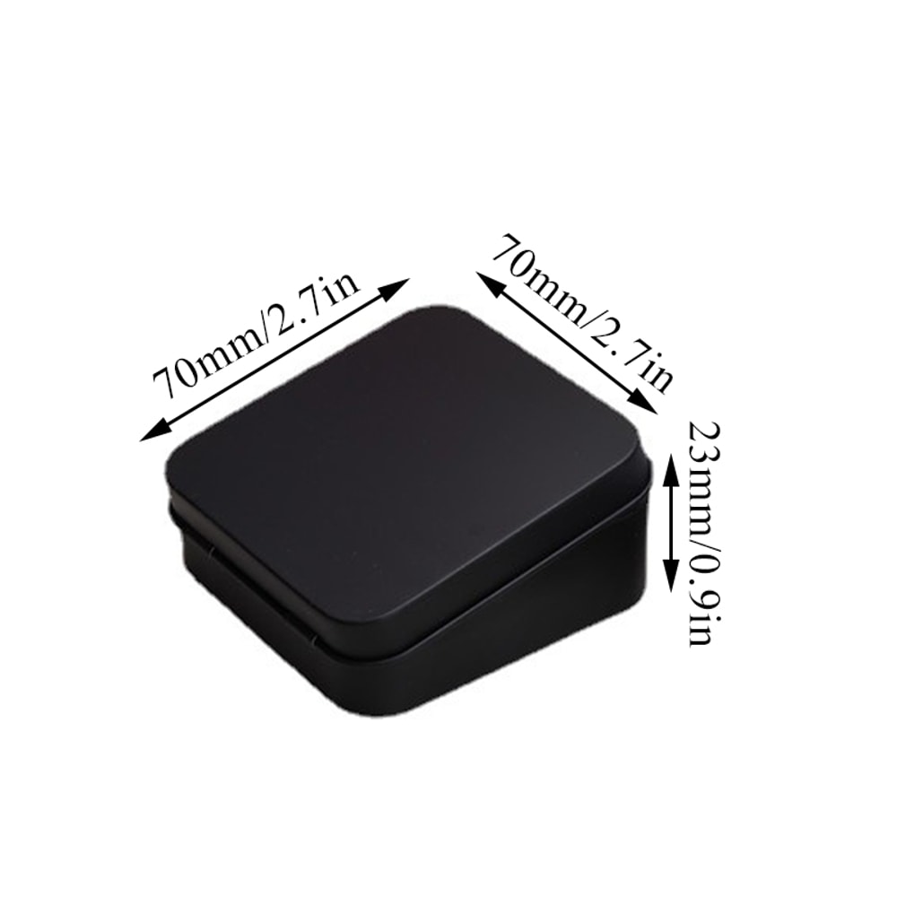 Portable Mini Metal Storage Tin Box For Jewelry Coins And Small Essentials 2