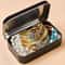 Mini Metal Storage Tin Box Portable pill organizer Small metal storage container with Hinged Lid