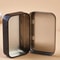 Mini Metal Storage Tin Box Portable pill organizer Small metal storage container with Hinged Lid