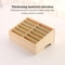 Wooden Phone Storage Organizer Box With Slots Large Capacity Classroom Mobile Phone Holder 2