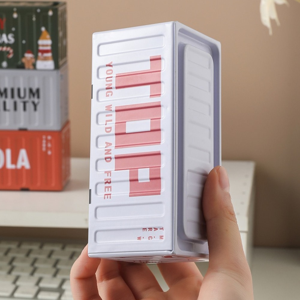 Vintage Mini Tin Storage Box For Jewelry Crafts And Collectibles Display 2