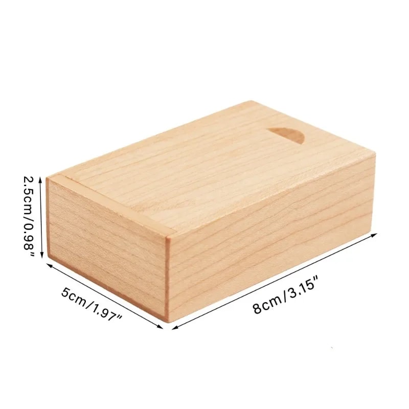 Handcrafted Solid Wood Sliding Lid Box For Jewelry Storage Gift Packaging 6