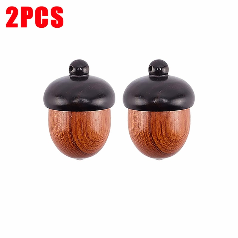 Mini Acorn Wooden Pill Case Portable Pill Organizer Travel Storage Box 6