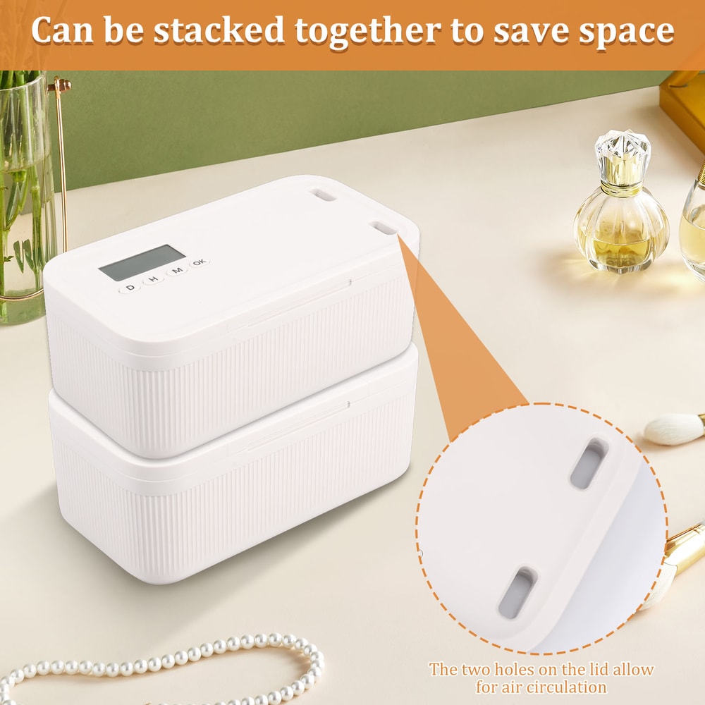 Smart Timer Lock Box Secure Storage For Phones Cigarettes Personal Items 5