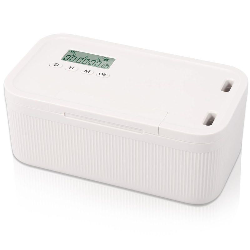 Smart Timer Lock Box Secure Storage For Phones Cigarettes Personal Items 7