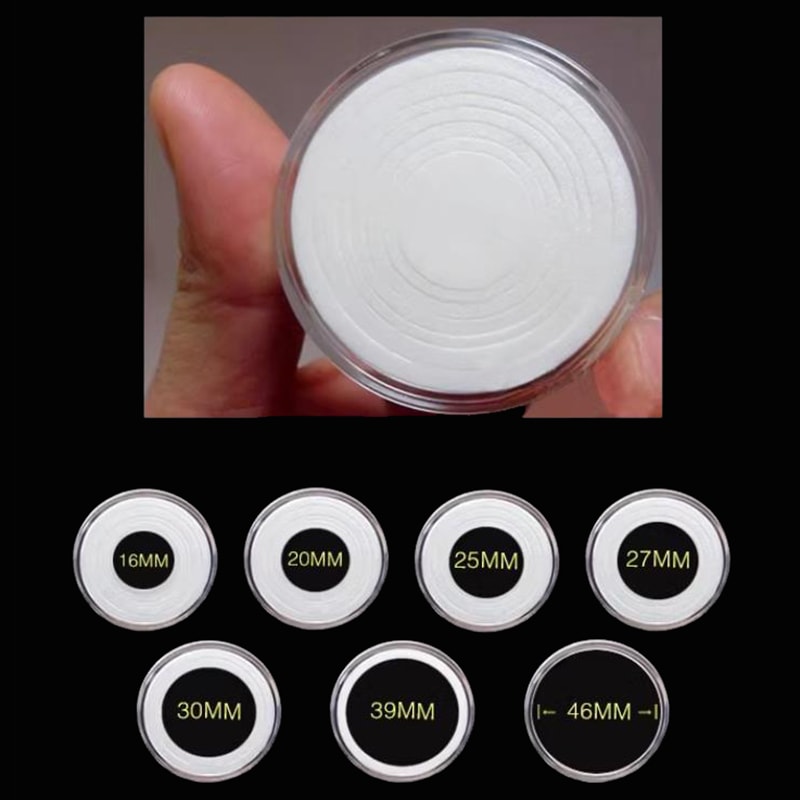 Premium Wooden Coin Display Box With Capsule Storage 2