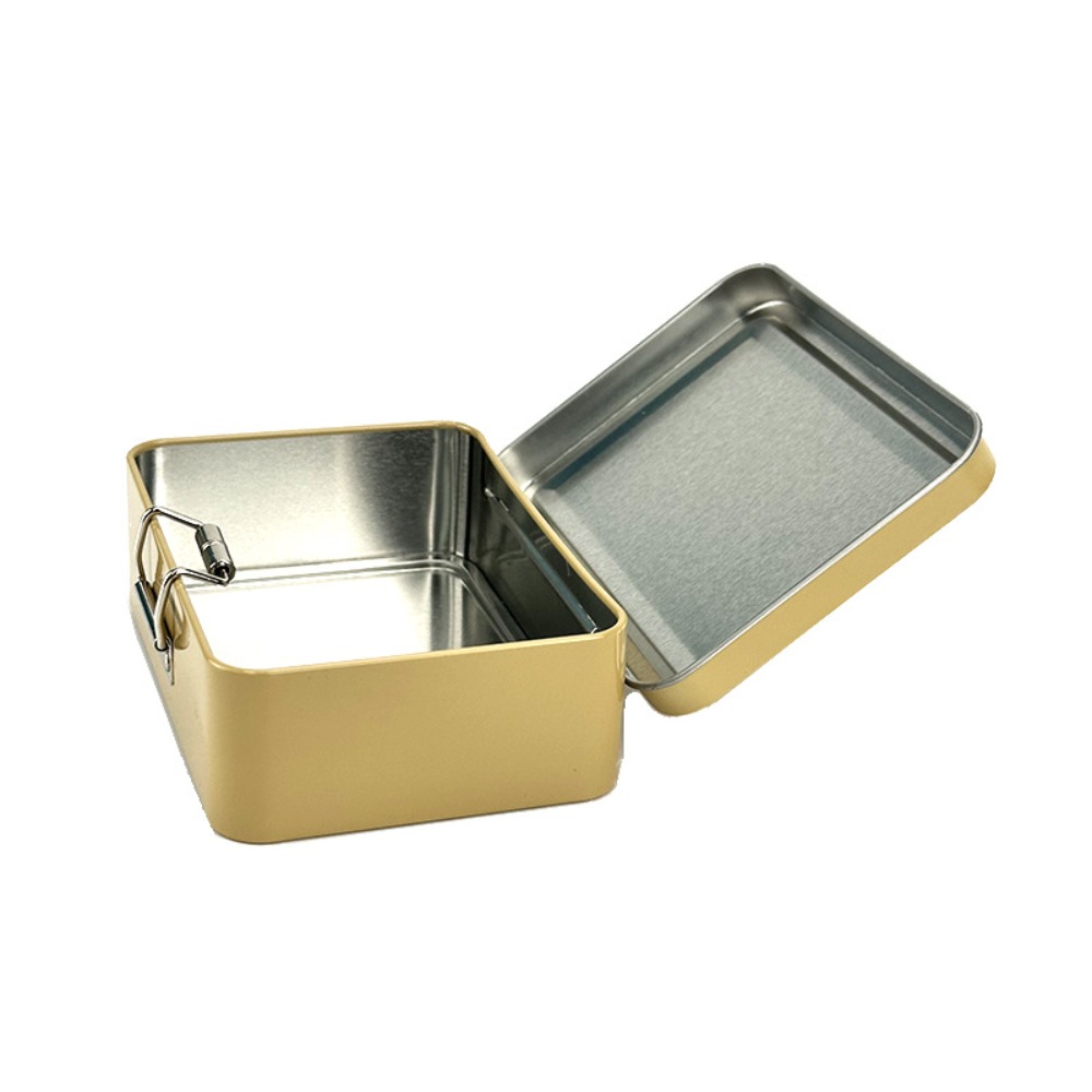 Durable Metal Fishing Gear Storage Box With Flip Cover Buckle 1