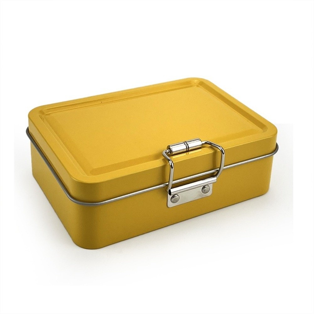 Durable Metal Fishing Gear Storage Box With Flip Cover Buckle 4