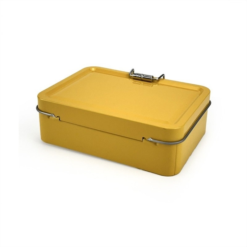 Durable Metal Fishing Gear Storage Box With Flip Cover Buckle 5