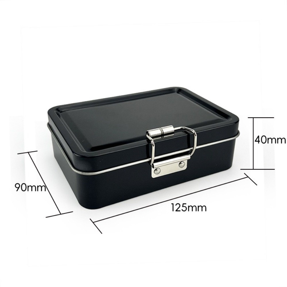 Durable Metal Fishing Gear Storage Box With Flip Cover Buckle 7