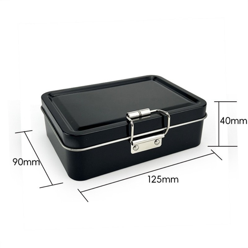 Durable Metal Fishing Gear Storage Box With Flip Cover Buckle 7