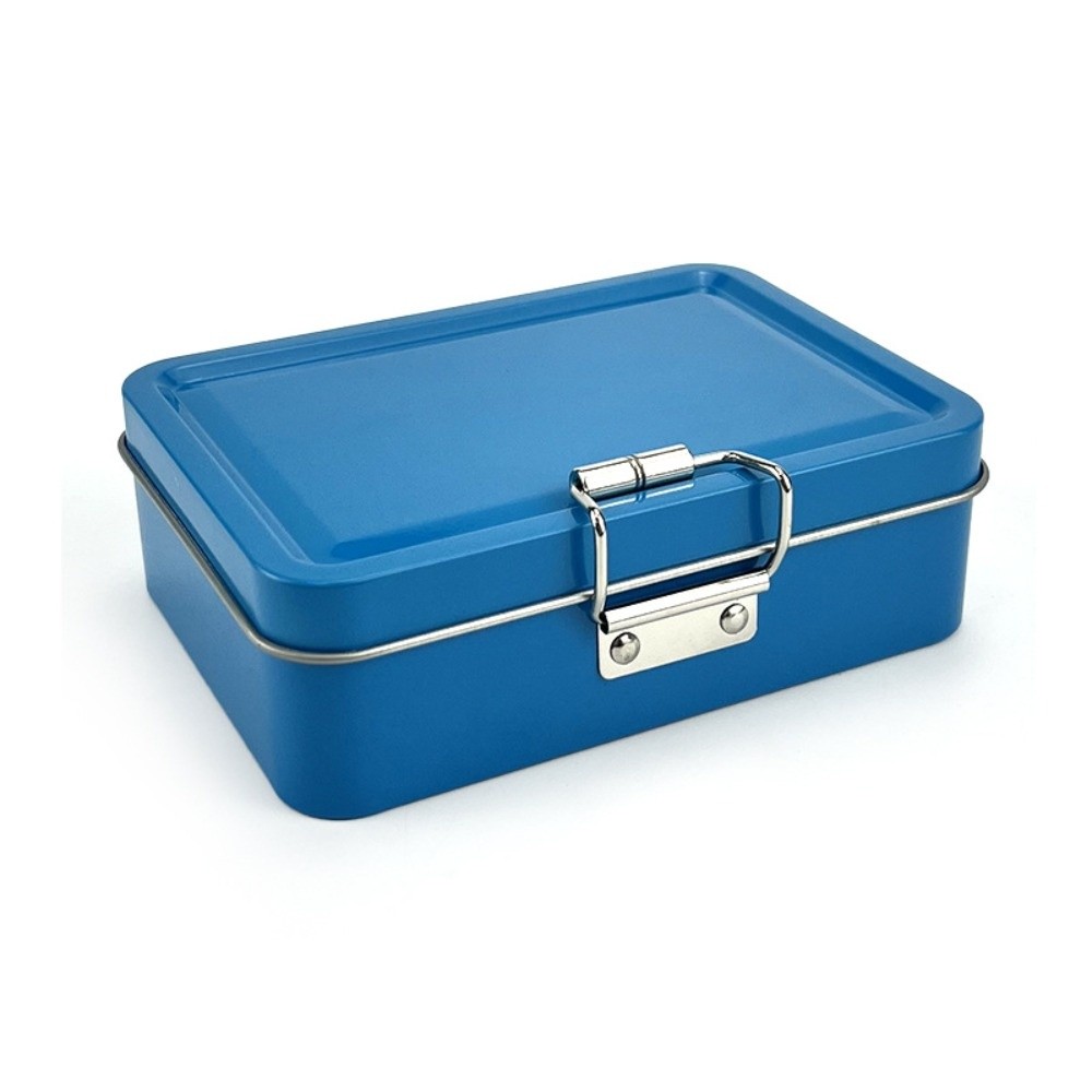 Durable Metal Fishing Gear Storage Box With Flip Cover Buckle 8