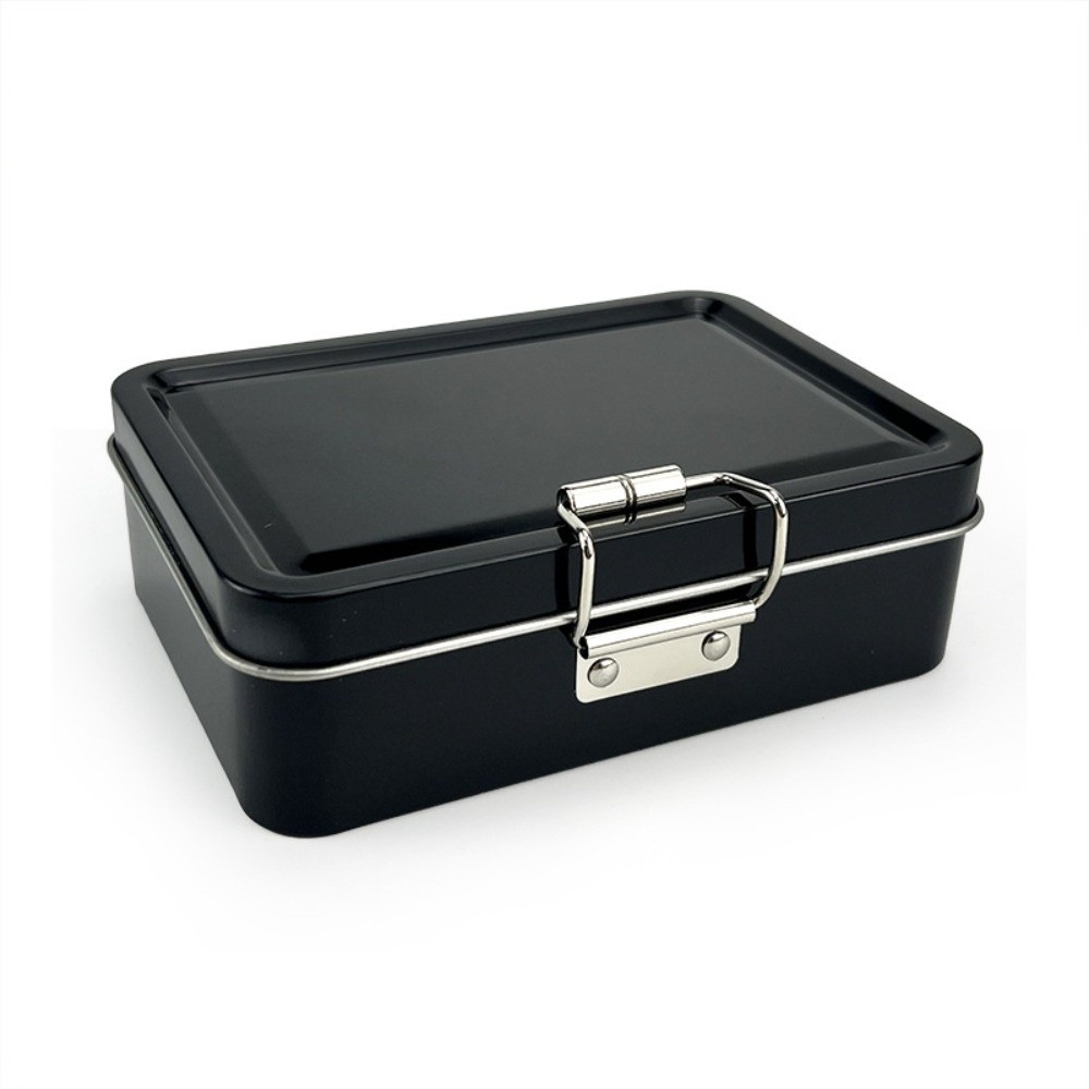 Durable Metal Fishing Gear Storage Box With Flip Cover Buckle 3