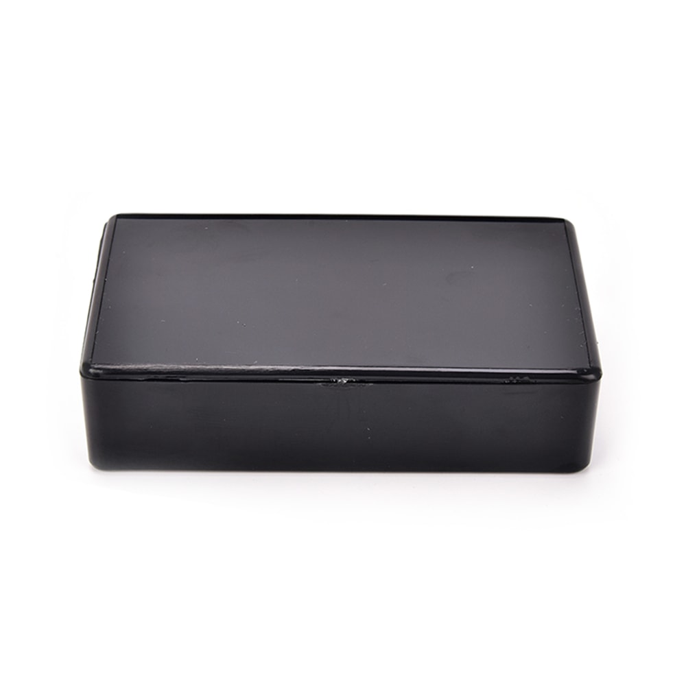 Black DIY Electronic Project Box Enclosure for Instruments