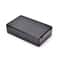 Black DIY Electronic Project Box Enclosure for Instruments