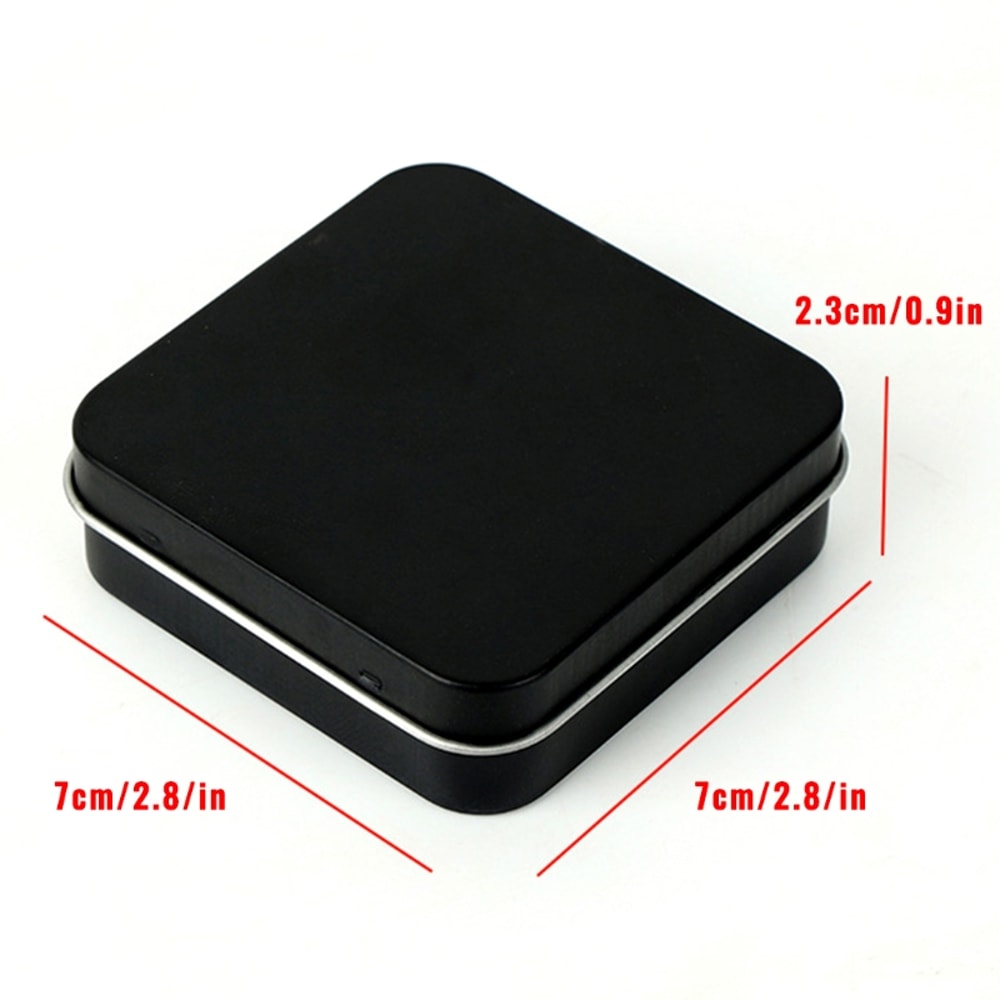 Durable Tin Storage Box Small Item Organizer Candy Container 3