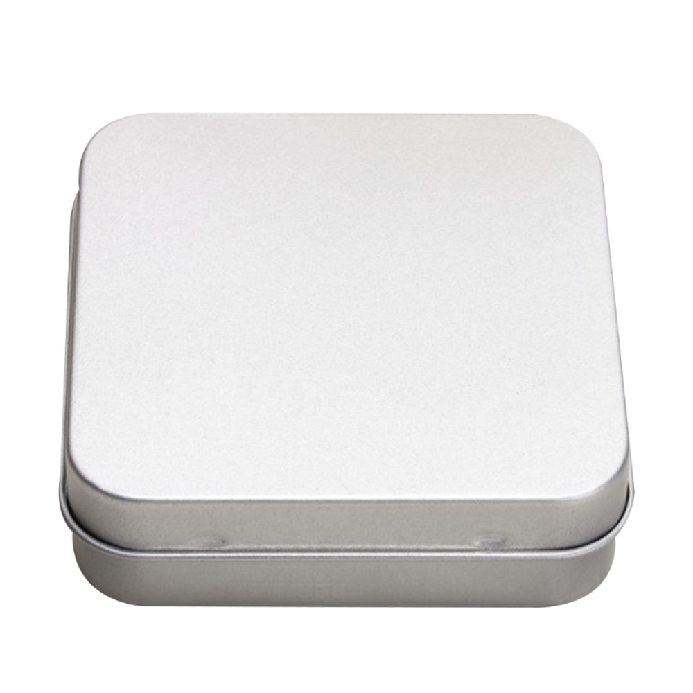 Durable Tin Storage Box Small Item Organizer Candy Container 6