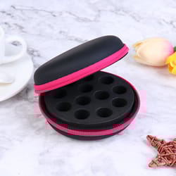 portable aromatherapy essential oil storage case compartment organizer for bottles