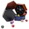 Premium PU Leather Dice Storage Bag Durable DND Dice Bag Dice Storage Case 5