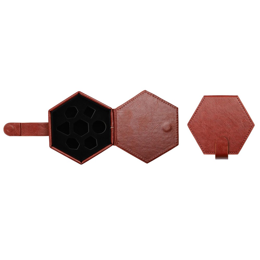 Premium PU Leather Dice Storage Bag Durable DND Dice Bag Dice Storage Case 3