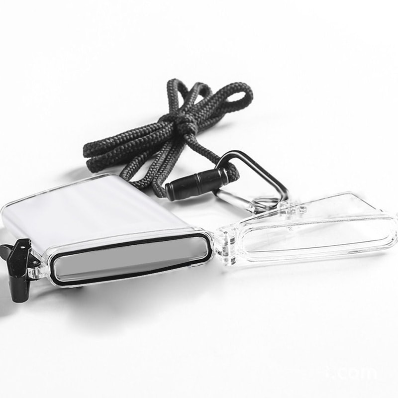 Waterproof Coin & Key Case Holder with Lanyard