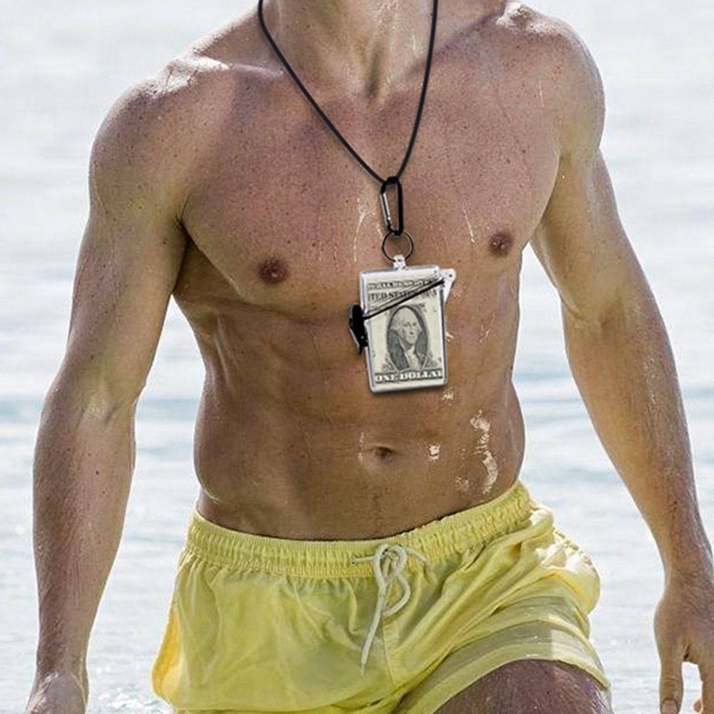 Waterproof Coin & Key Case Holder with Lanyard