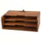Vintage Wooden Desktop Organizer With Drawer For Office Home Storage 4