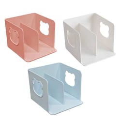creative bear desktop book organizer compact office file holder & desk storage organizer