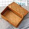 Large Capacity Hand Woven Straw Storage Box With Lid For Home Office 5