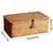 Large Capacity Hand Woven Straw Storage Box With Lid For Home Office 4
