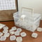 Clear View Jewelry Organizer Box With Ring Slots And Multi Compartment Storage 4