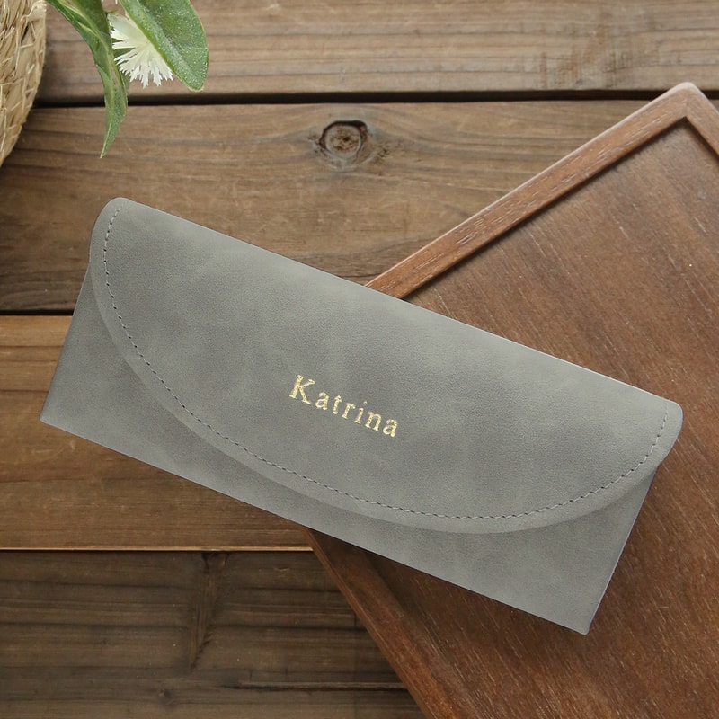 Personalized Leather Eyeglass Case Custom Name Sunglasses Holder Vintage Glasses Case 8