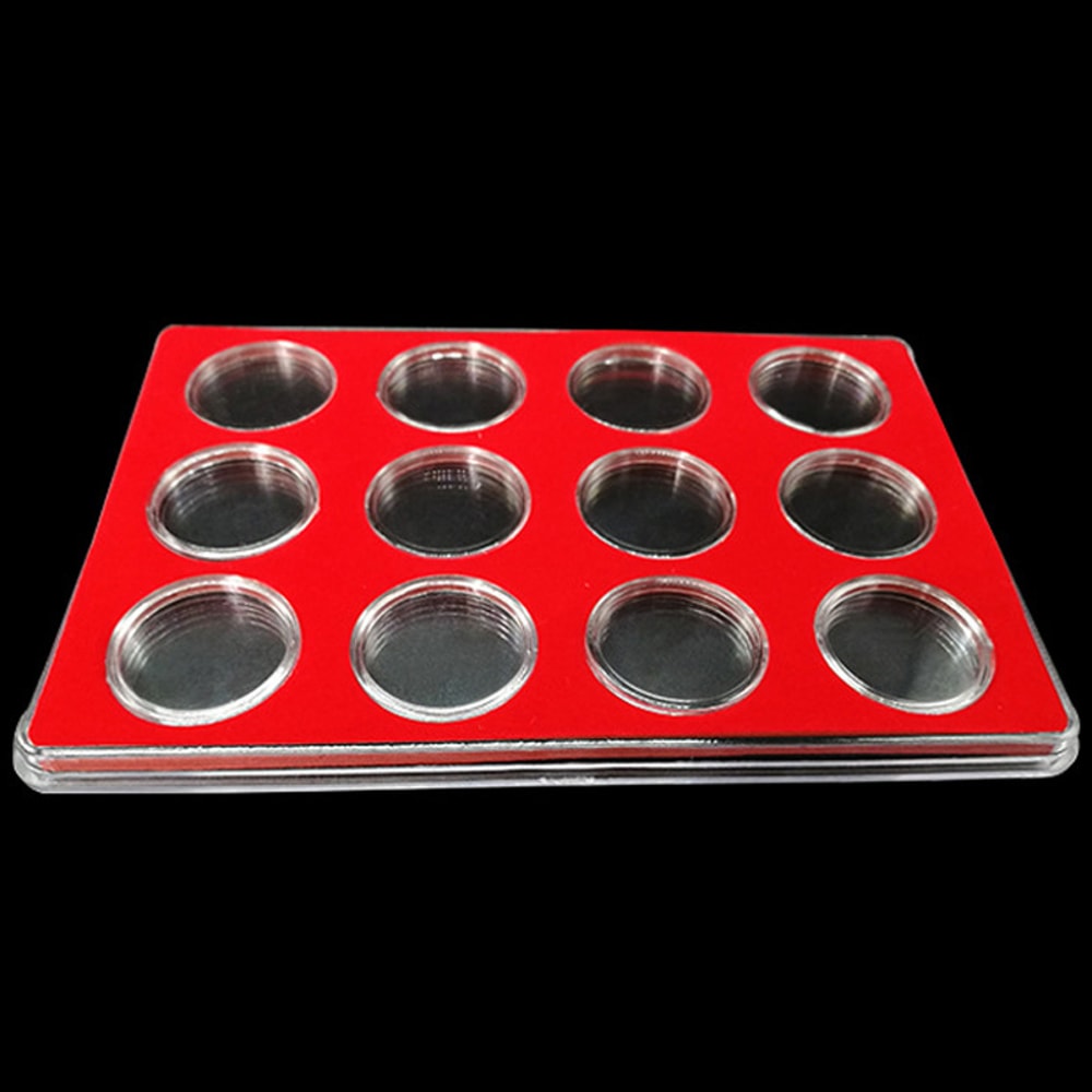 Clear Coin Storage Case Protective Coin Holder Box Organizer 1