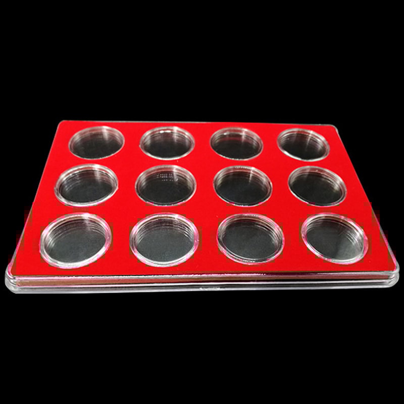 Clear Coin Storage Case Protective Coin Holder Box Organizer 1