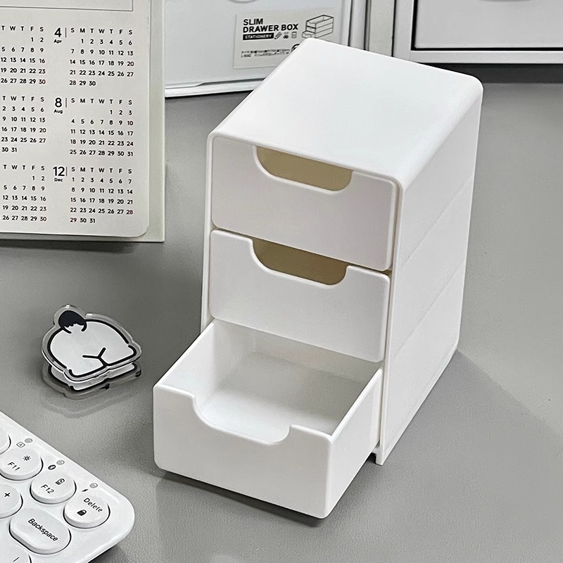 Compact Drawer Storage Organizer Desktop Storage Box Stationery Holder 1